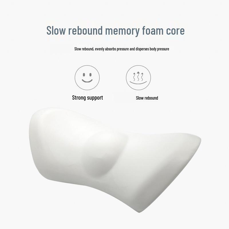 Memory Foam Autositz Lendenstützkissen - Atmungsaktive Rückenlehnenpolsterung für den Sommer
