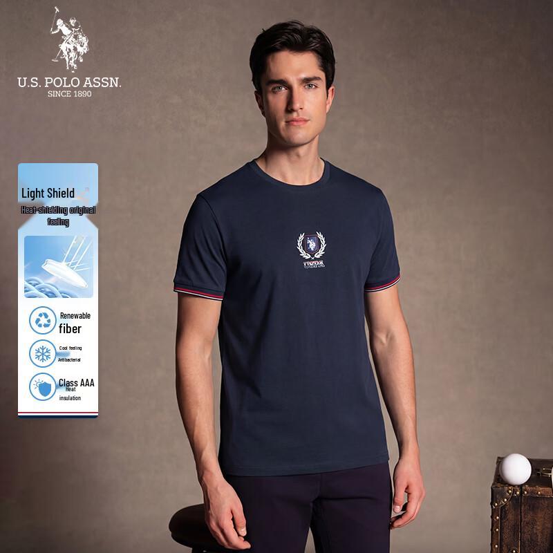 U.S. POLO ASSN. Men s Cooling Anti-Bacterial Short Sleeve T-Shirt XL/180