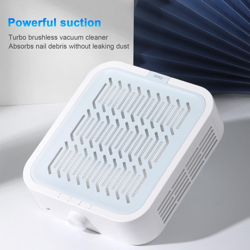 120W Turbo Brushless Nail Vacuum Cleaner Electric Nail Dust Collector Nail Drill Machine Vacuum