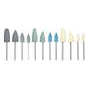 12pcs Silicone Polishers Drills Dental Low Speed Grinding Heads Dentistry Equipment Teeth Polishing & Smoothing Dental