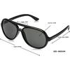 Fastrack Grey Wrap around Non-Polarized Sunglasses For Men (Free Size)