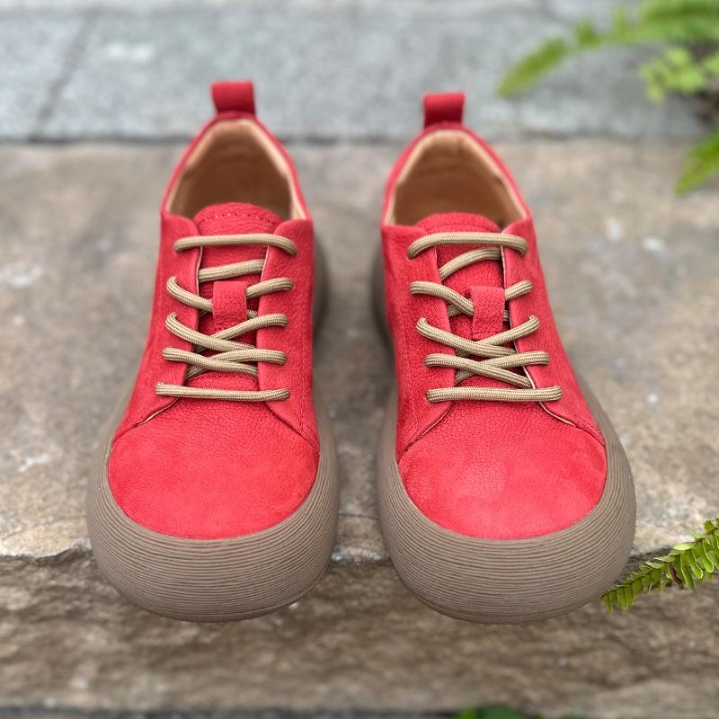 Fashion GKTINOO 100% Genuine Leather Women Sneaker Casual Shoes Flat Shoes 2025 Soft Sole Comfortable Trendy Sneakers New Shoes