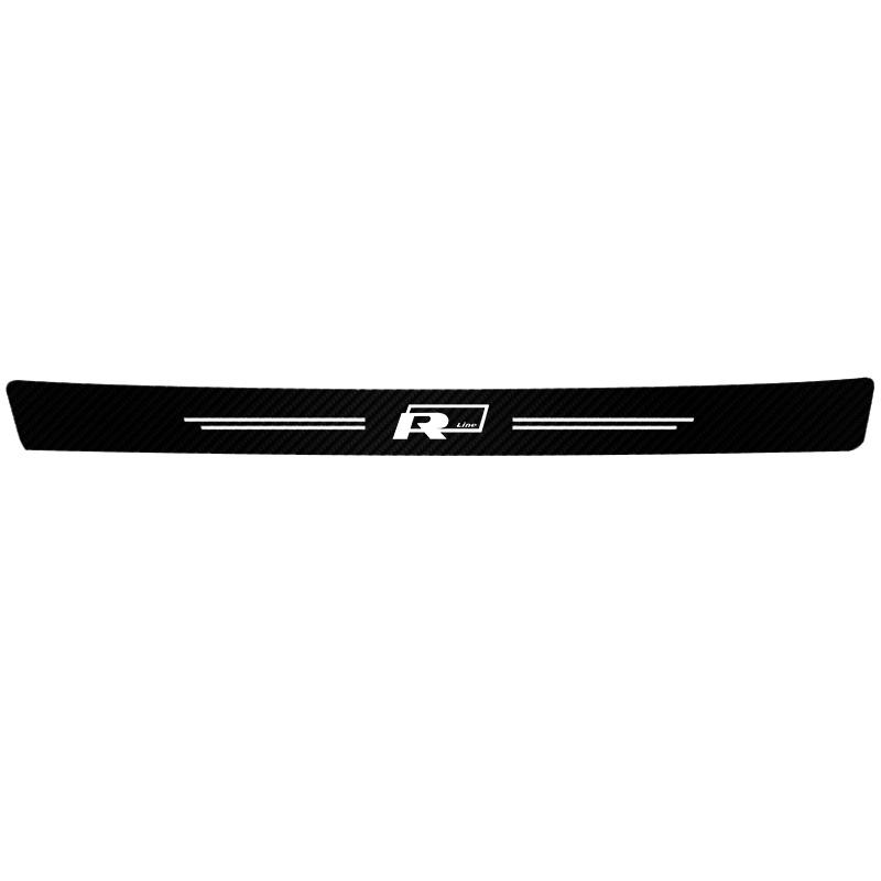 BIG1 High-quality Carbon Fiber Car Door Sill Protector Sticker For VW Golf Polo GTI Tiguan Touran Jetta Passat CC T5 Scirocco Magotan