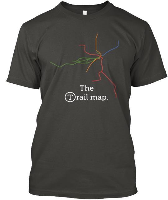 The Trail Map MBTA winter 15 Tee T-Shirt Size S to 5XL S