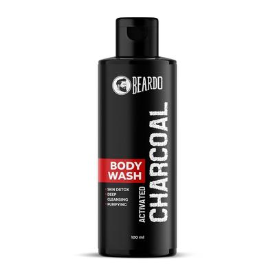 Activated Charcoal Anti-Pollution Body Wash 100ml Pack for Men Deep Pore Cleaning Oil Control