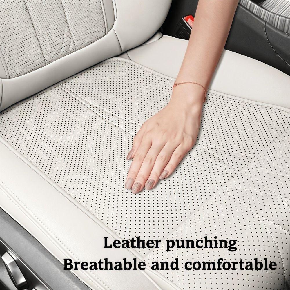 Supporto per gambe in pelle per sedile auto Universale Cuscino per sedile Estensione sedile Cuscino per gambe Per lunghi viaggi