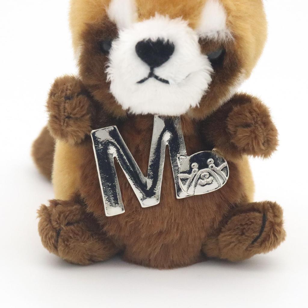 Take Off Red Panda Plush Toy Strap with Initial Charm [M] Angel's Mischief Series
