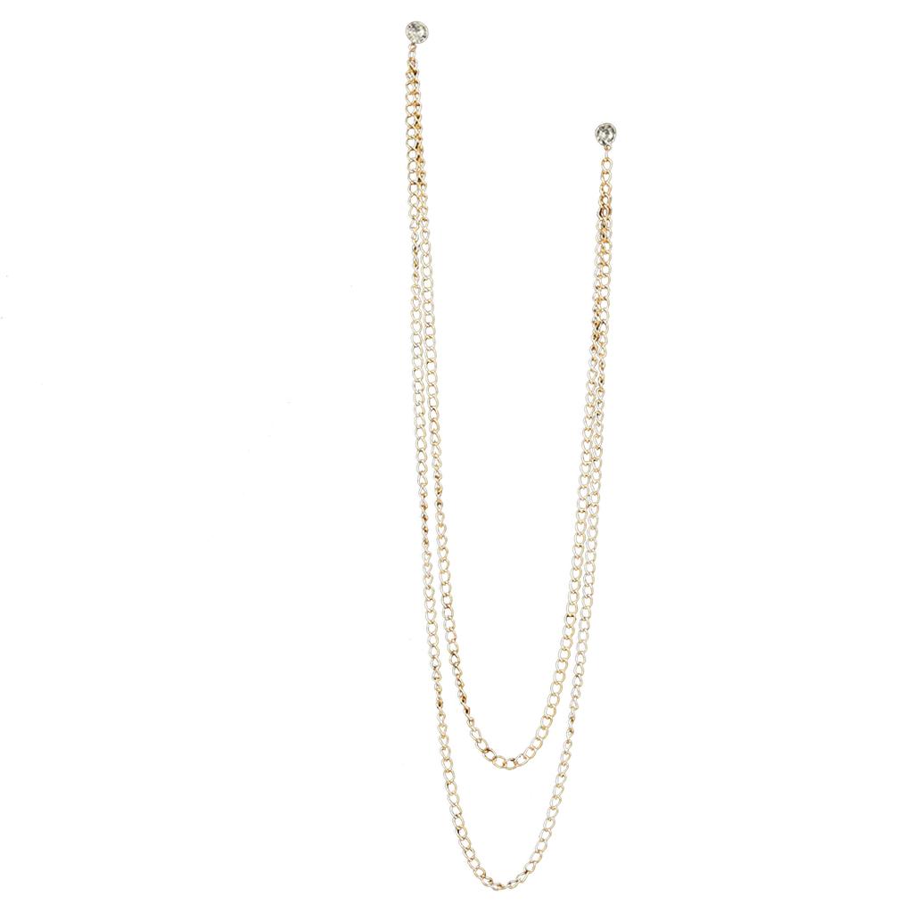 Men Brooch Long Chain - High-end Fine Workmanship, Match Clothes, Luxury Polished Coat Collar Pin