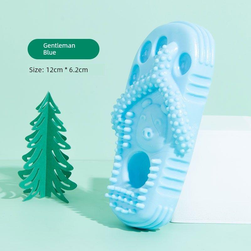 

Игрушка для собаки Тапочки Моляр Очистка зубов Тедди Маленькая собака Устойчивая к укусам Тяни Саморазвлечение Снятие скуки Артефакт Товары для питомцев Gentleman Blue [teeth cleaning]]