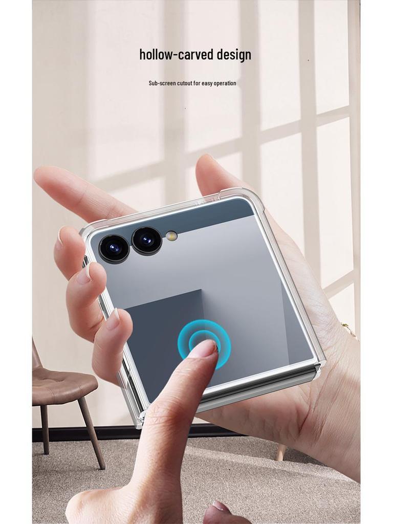 Samsung Galaxy Z Flip7 Schutzhülle mit Airbag-Handgelenkband