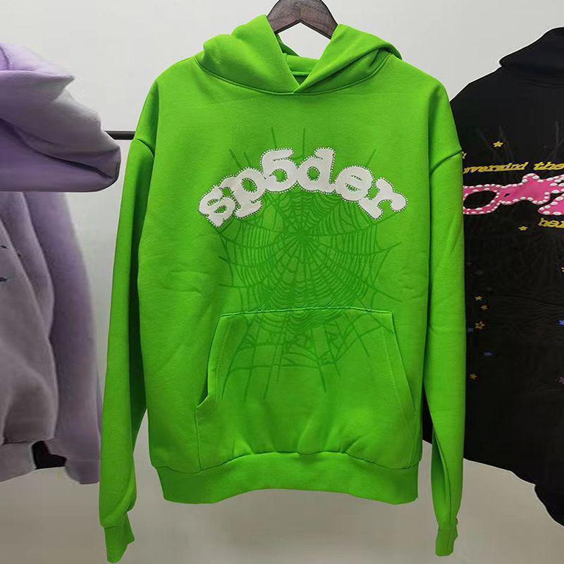 Sp5der Huvtröja: Tungvikts sweatshirt med fleecefoder 450G