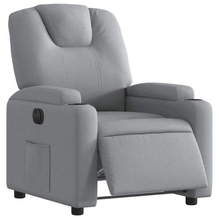 VidaXL Electric Recliner, Relaxation Chair with Adjustable Backrest and Footrest, Living Room Seat, Modern, 3204344