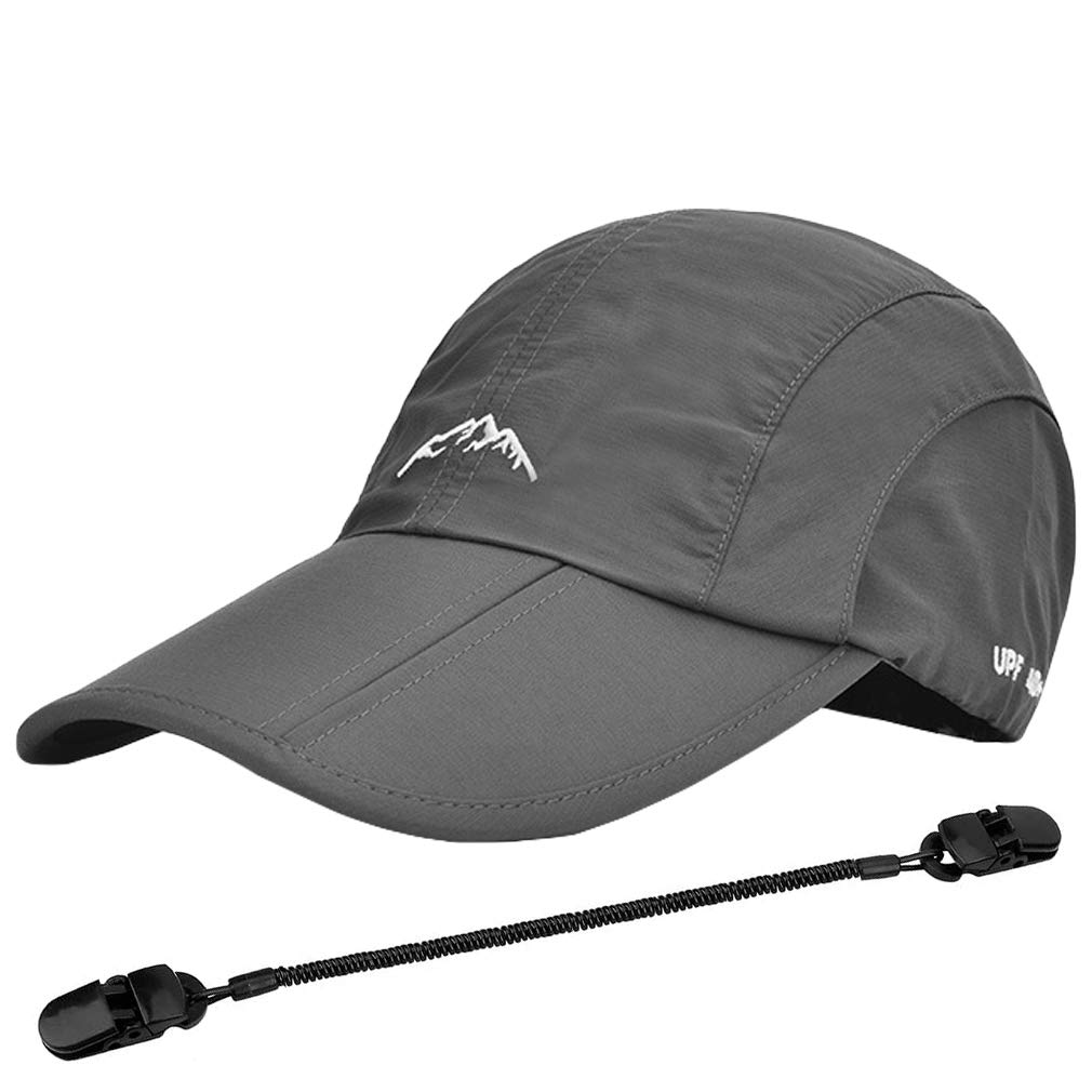 

KAKELO Складная сетчатая мужская кепка для гольфа с защитой от УФ-лучей и солнца, водоотталкивающая, легкая, защита, (Серый) серый