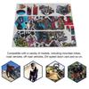 ENLEE 3D Mountain Bike Front Fork Sticker Scratch Resistance Bicycle Protective StickerScrawl Pattern