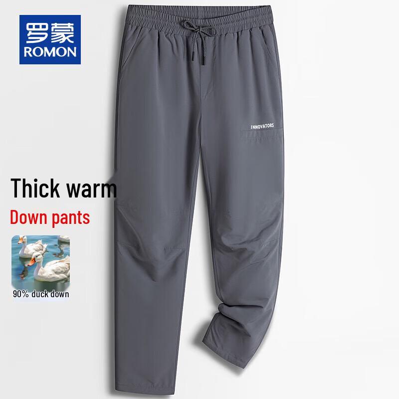 

ROMON Men s 90% Duck Down Thickened Thermal Pants 2XL