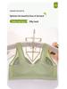 Large Thin Front-Button Bra for Middle-Aged and Elderly Mothers, No Steel Ring, Full-Cup Vest