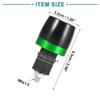 ACROPIX Handlebar End Cap Plug Bar End for CNC Motorcycle 18mm Universal Green 2pcs
