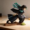 Anime Figure Muichiro Tokito Hashira Collectible Model Toy 18cm Desktop Decoration Gift