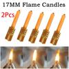 2Pcs Led Flash Flame Candles New 3V 17mm Filament 1800K Warm Light DIY COB Diode Party Holiday Decoration Edison LED Bulb Accessories