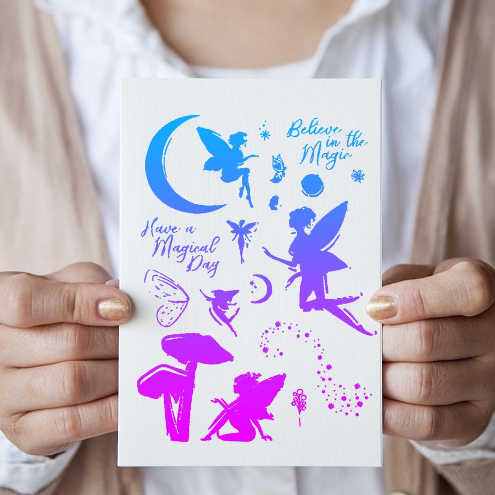 Buy Clear Stamps Fairy Transparent Seal for DIY Scrapbooking Photo Card ...