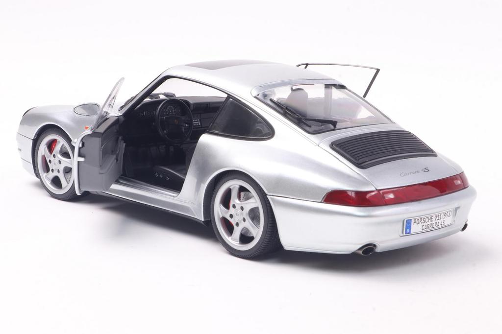 Solido Scale Porsche 911 4S 1996 Polar Silver SOLIDO 911 4S 1/18 (993)