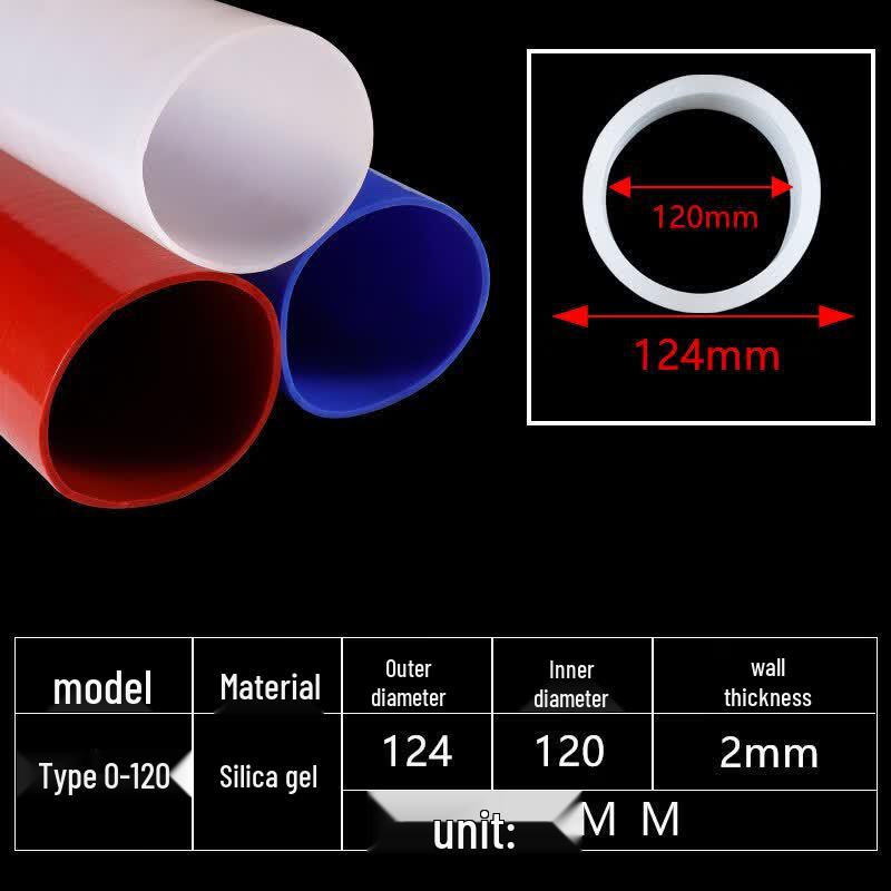 

120mm Large Diameter Pressure-Resistant Silicone Tube