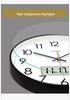 Ultra-Quiet Classic Quartz Wall Clock for Living Room - Silent Sweep Second