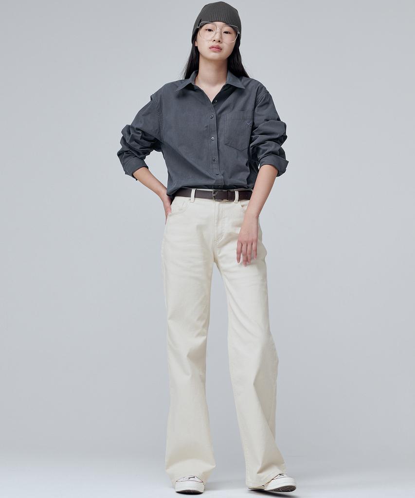 MALOUPE 9134 Regular Bootcut Denim (Cream)
