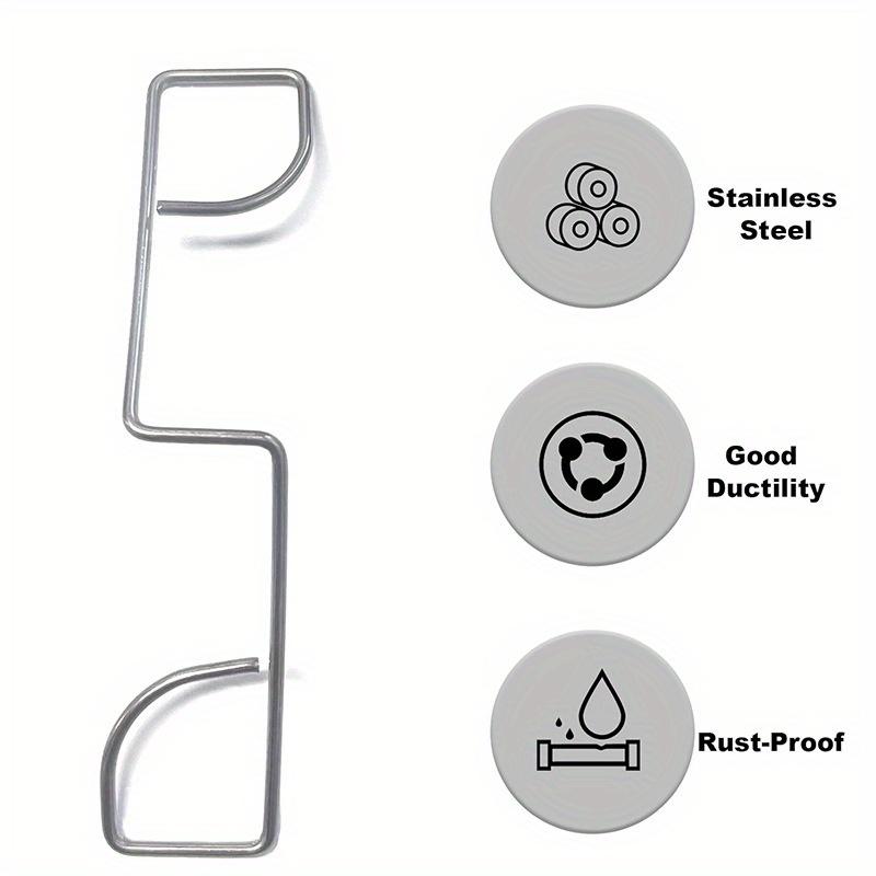 Edelstahl Zaunpaneelklemme Befestigungselement Gartenzaun Anti-Vibrationswerkzeug Langlebig Sichere Befestigungsklammer Barriereinstallation