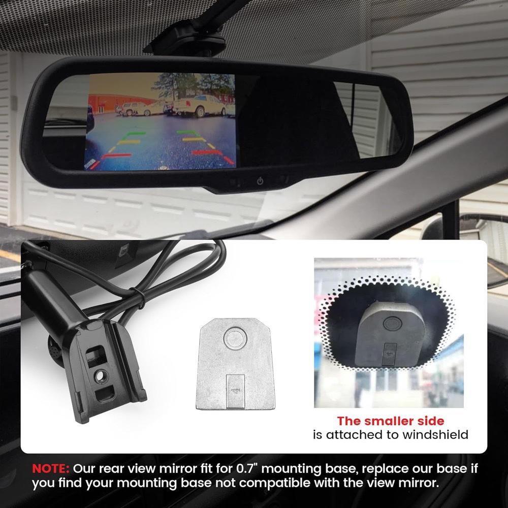 4.3-inch Rearview Mirror Display Camera for Renault Trafic & Opel Vivaro