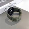 18mm 20mm 22mm Nylon Strap for Samsung Galaxy Watch 7 6 5 4 Classic 5Pro Active Silicone Band for Huawei Watch 5 GT5 Pro 46mm