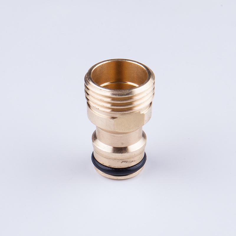 All-Copper 1/2" External Thread Nipple Connector for Car Wash