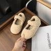 Non-Slip Fleece Fur Shoes Warm Winter Shoes Fashion Children Flat Shoes  Kids