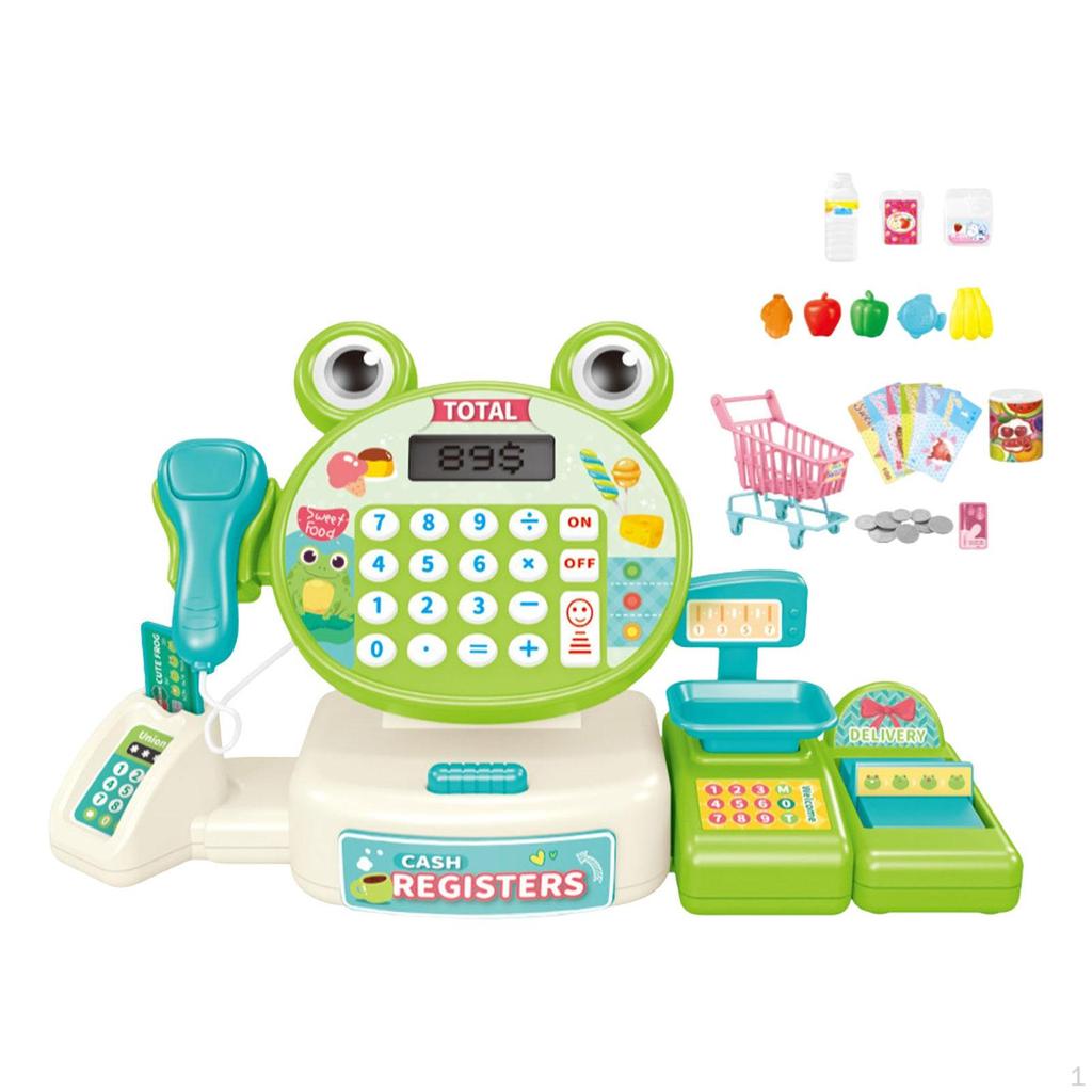 Registrieren Spielzeug Rollenspiel Lernen Geschicklichkeit Rolle Supermarkt Kassierer