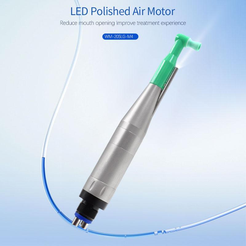 Dental Prophy Handpiece Polished Air Motor With LED Illumination for Polishing Teeth 2/4/6 Hole