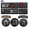 Aceasta este Calea Patch Art Mandalorian Brodat