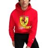 Puma Ferrari Graphic Print Long Sleeve Hooded Sweatshirt Men Sweatshirt Red 622233-02