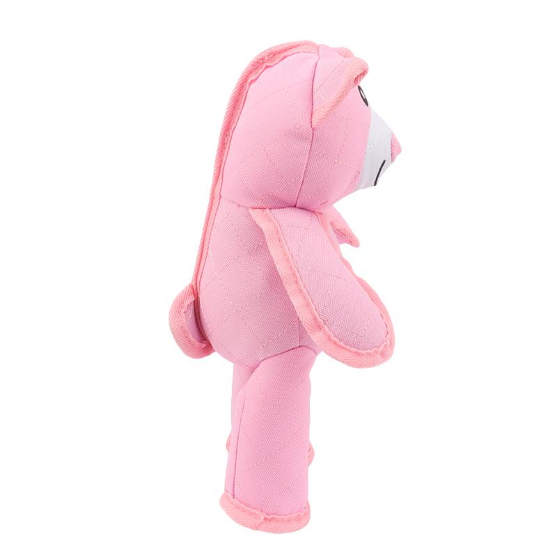 Bear Bite-Resistant Squeaky Dog Teething Toy - Oxford Cloth Plush Companion