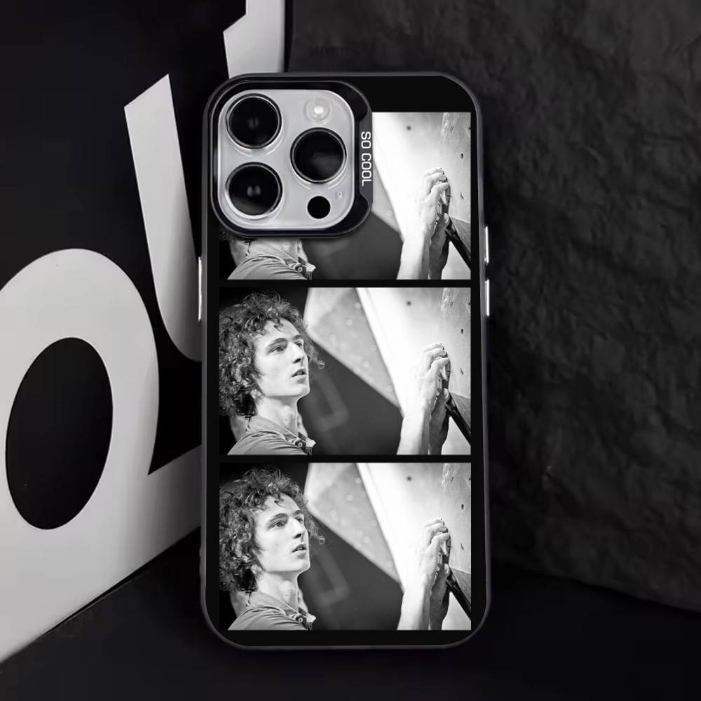 Adam Ondra Phone Case For iPhone 17,16,15,14,13,12,11 Plus,Pro Max,XS,Colorful Silver Phone case Funda Cover