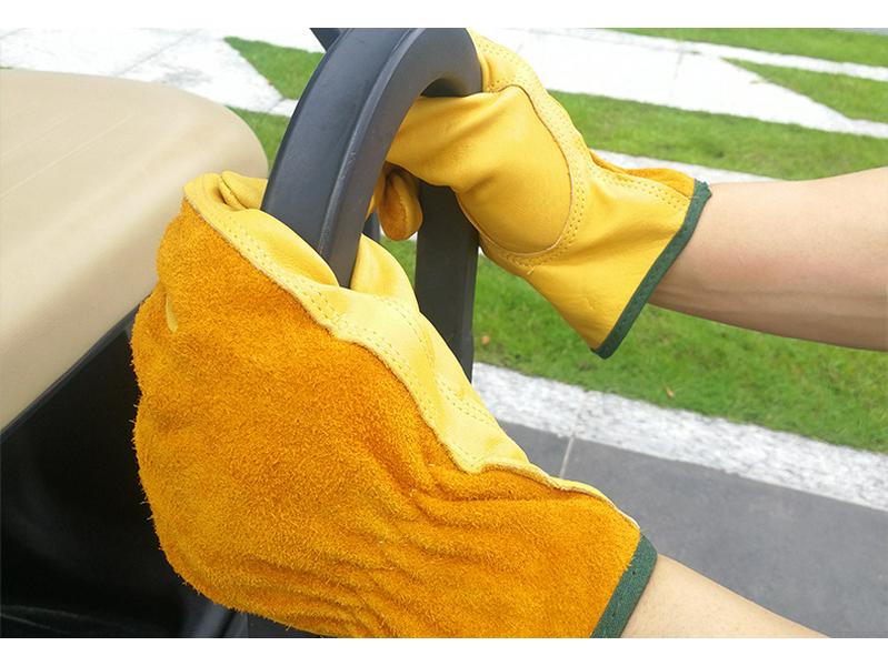 Breathable Non-Slip Cowhide Work Gloves: Cycling, Labor Protection, and Welder Gloves