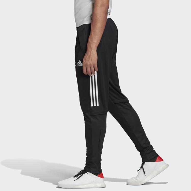 Adidas Knit Casual Running Pants Men Bottoms Black EA2475