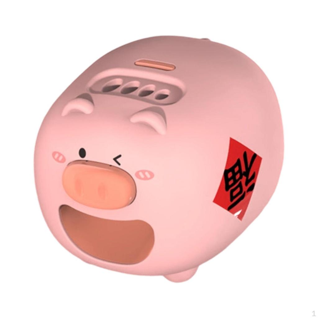 Nuts Automatic Peeling Machine Cartoon Pig Shape Melons Cracker Melon Opener for Nut Lovers