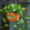 Durable Self-absorbing Hanging Basket Plastic Colorful Flower Pot Hanging Flower Pot Garden Decoration