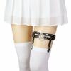 Adjustable Suspender Stockings Clip Punk Thigh Harness Fashion Pentagram Leg Strap JK Accessory