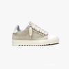 Thick Baseplate Shoes Men'S And Women'S Leather Color Matching Lace-Up Light Luxury Casual Shoes Versatile Trendy Sports Shoes