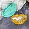 Stereoscopic Dinosaur Fossils Silica Gel Mold Make Scented Figure Candles Wax Table Ornament Soap Pendant Bachelor Party