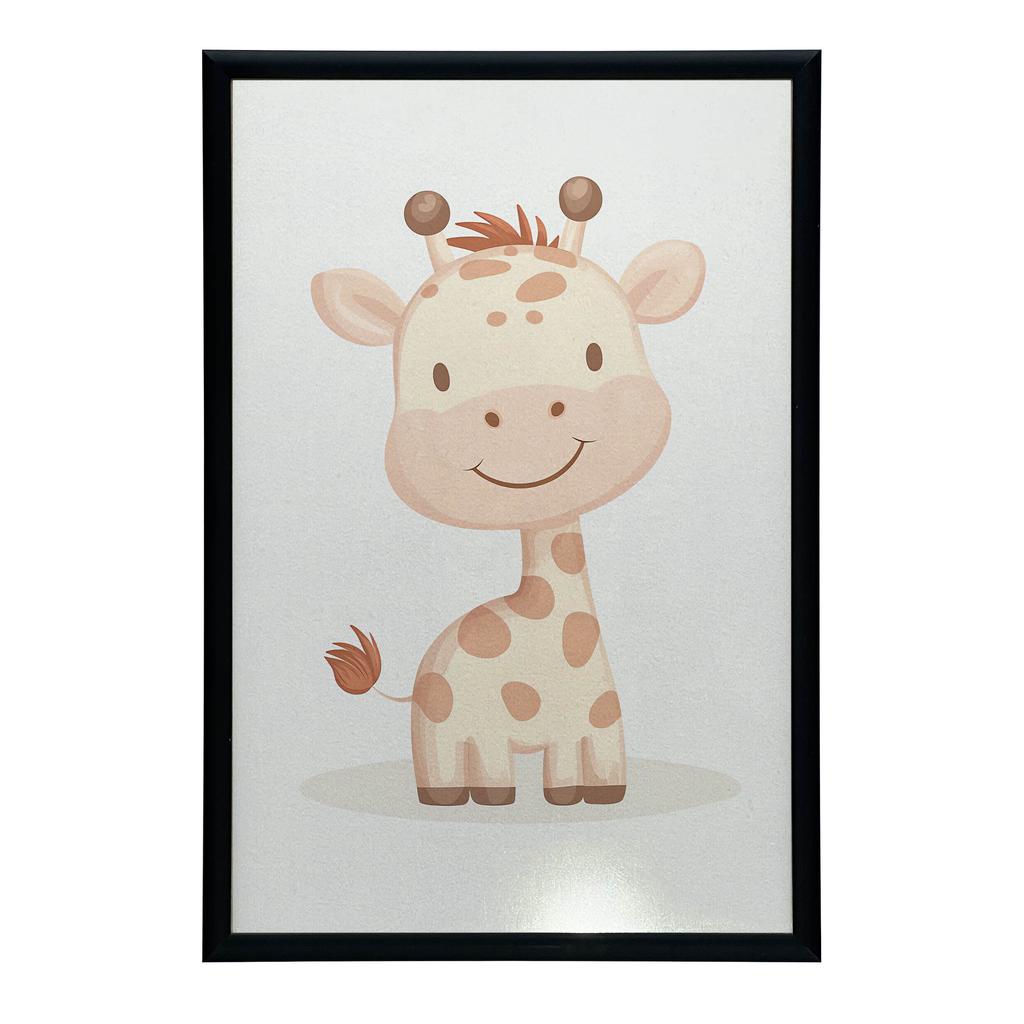 Uśmiechnięta Żyrafa - Plakat Dla Dzieci Uśmiechnięta Żyrafa - Plakat Dla Dzieci, 40X50 Cm, Bez Ramy, Papier Matowy 230 Gsm