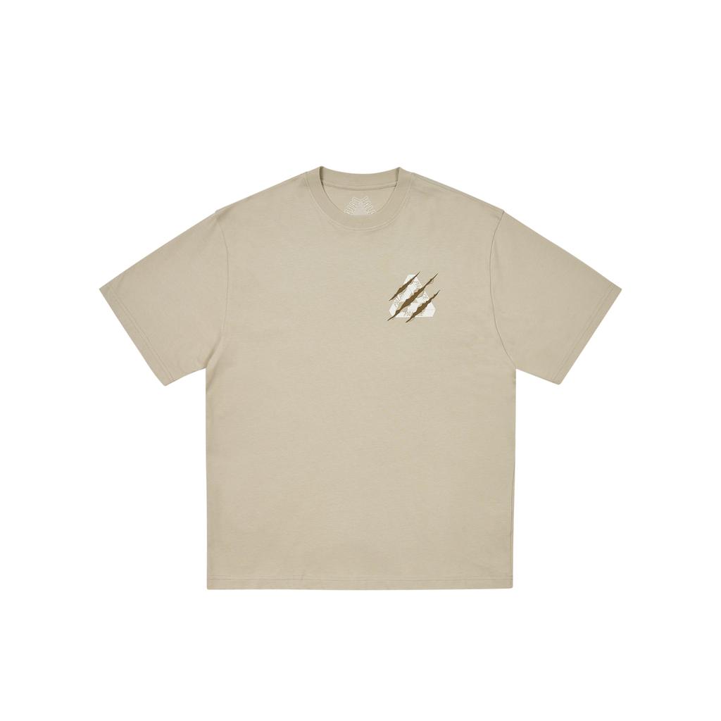 Palace Ripped Tri T-Shirt Stoney Grey Unisex Tops P28TS024