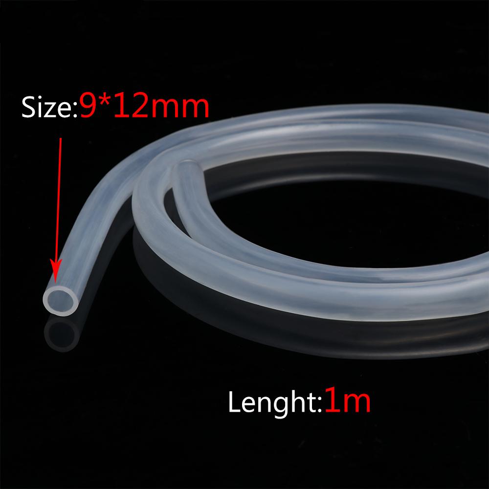 1M Transparent Clear Out Diameter 4~16mm Beer Milk Pipe Plumbing Hoses Flexible Tube Silicone Rubber Hose