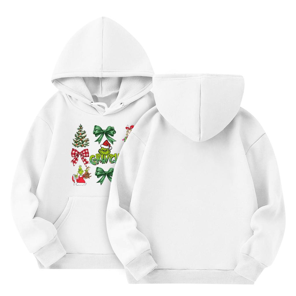 Sweatshirts For Teen Girls Hoodies Long Sleeve Drawstring Pullover Cute Oversized Hoodie Christmas Day